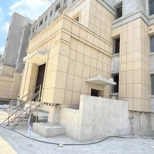 云南 黄金麻干挂，工地实拍