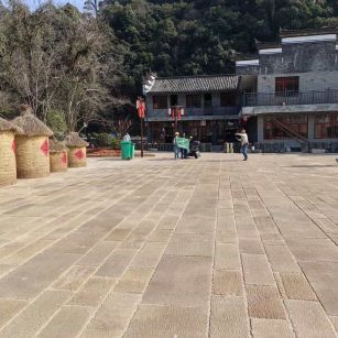云南仿古石铺装效果