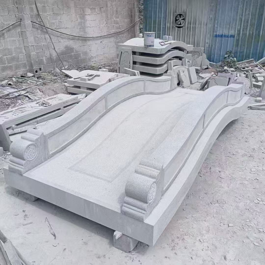 云南 芝麻灰花岗岩园林景观 小石桥