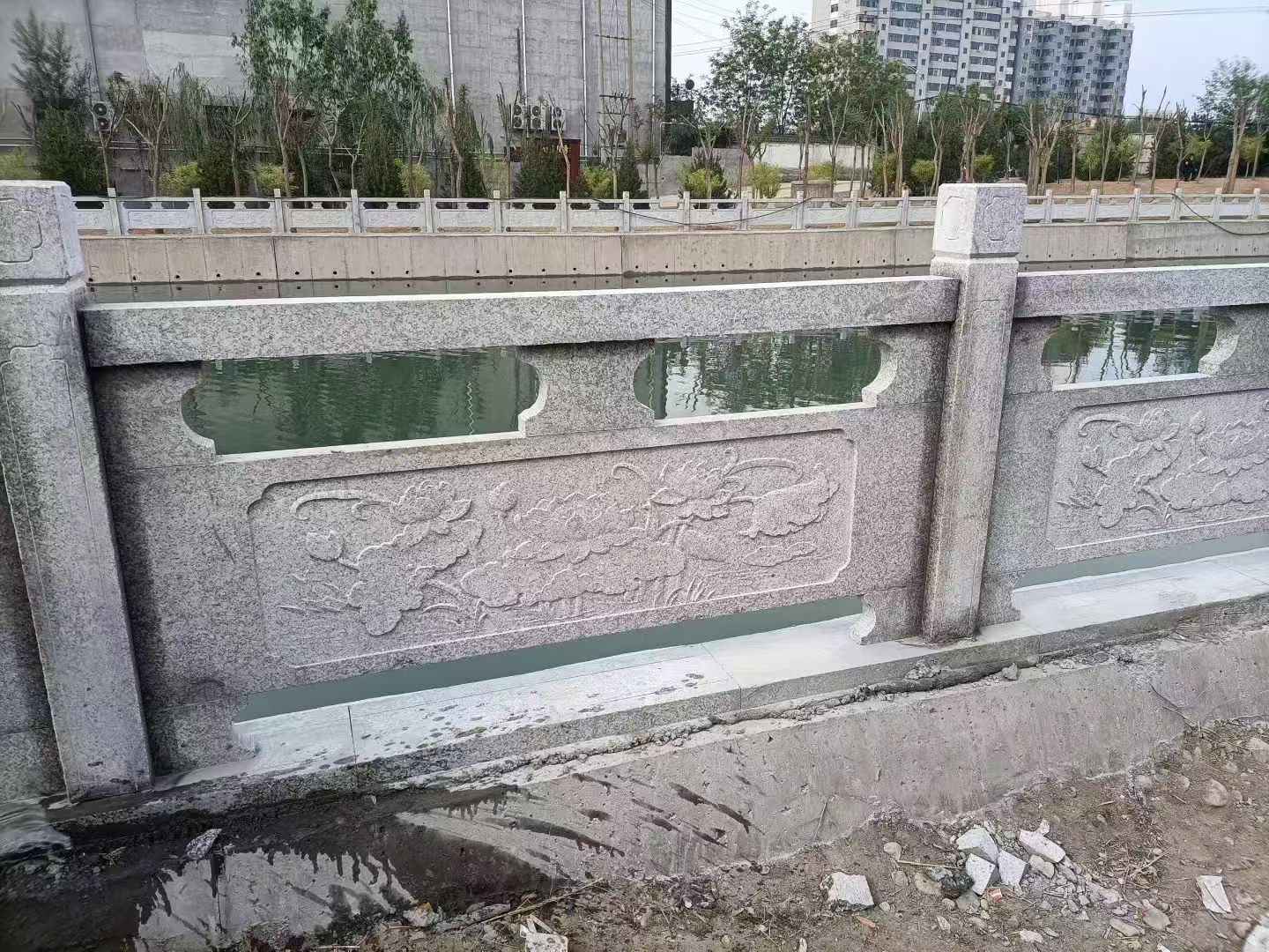 云南 芙蓉白大花桥梁、河道,石材栏杆、围栏、护栏