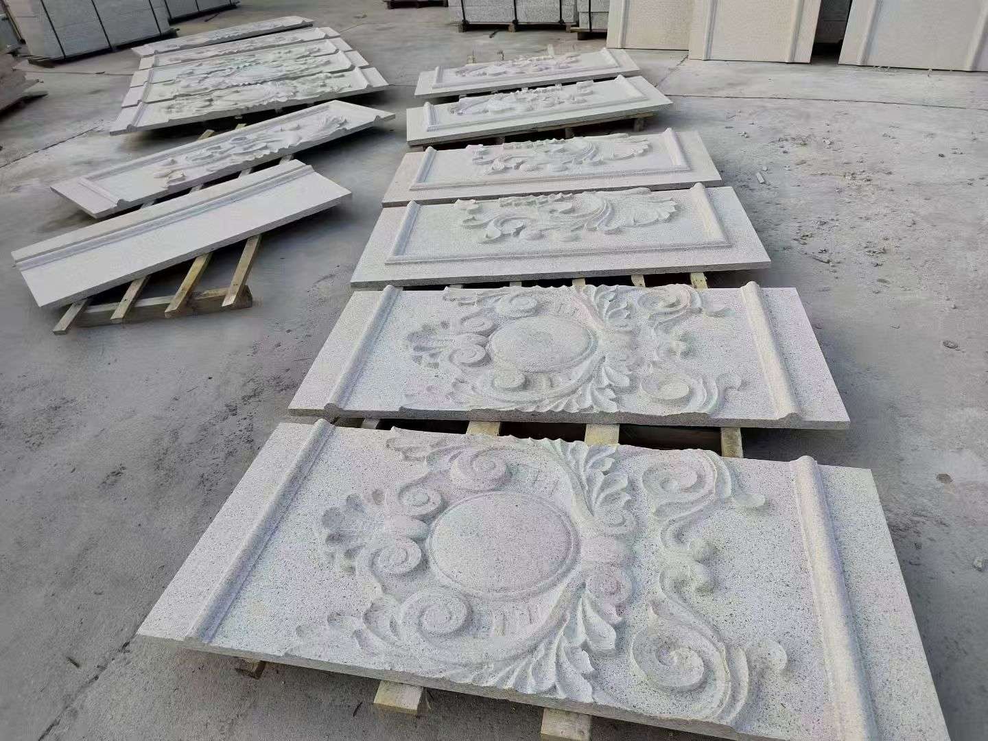 云南 芝麻白干挂雕花板