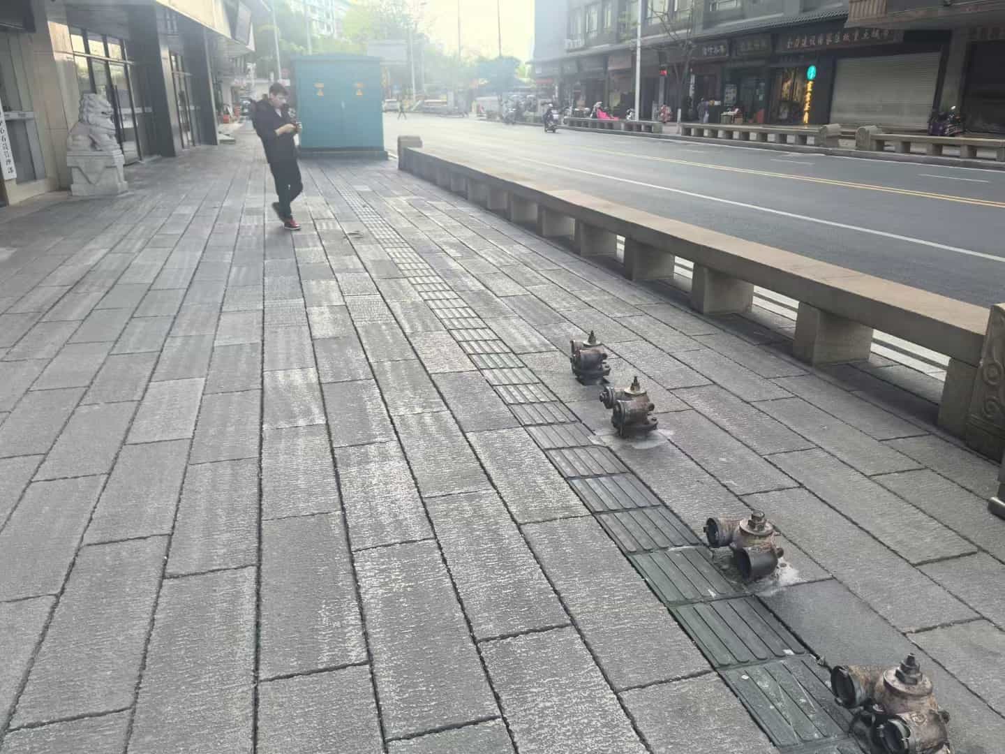 云南仿古石铺装效果