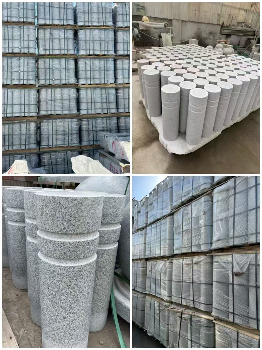 云南 芝麻白花岗岩挡车柱、隔离柱多少钱